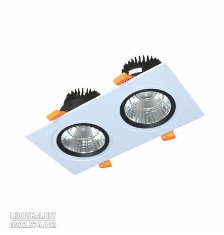 Đèn LED Downlight Vuông Chiếu Điểm 2x5W - DFC2051