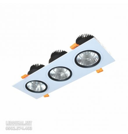 Đèn LED Downlight Vuông Chiếu Điểm 3x5W - DFC3051